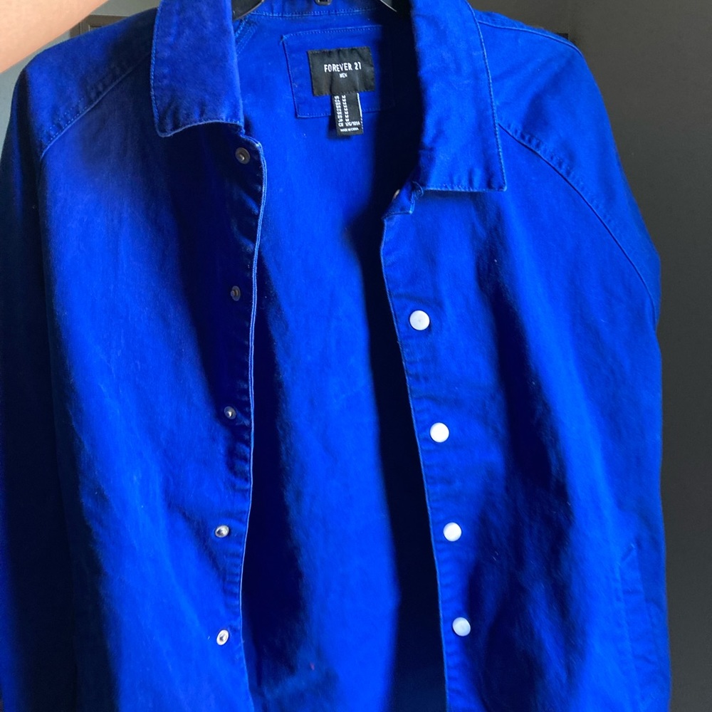 Forever 21 vintage blue jacket